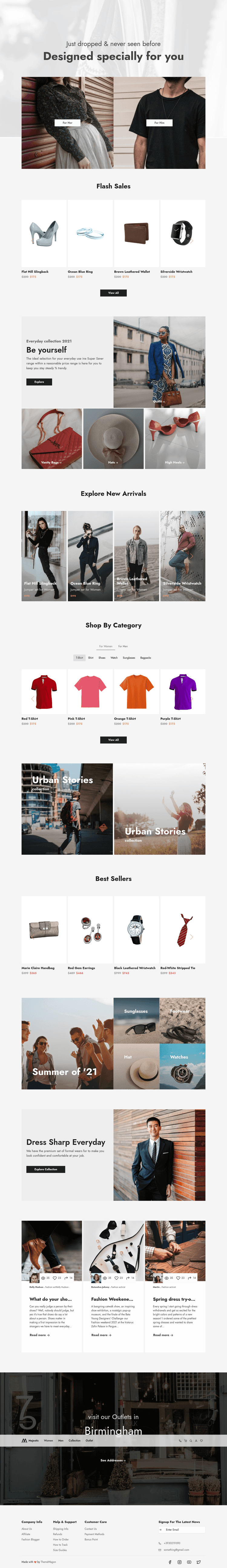 Website Ecommerce Clothing