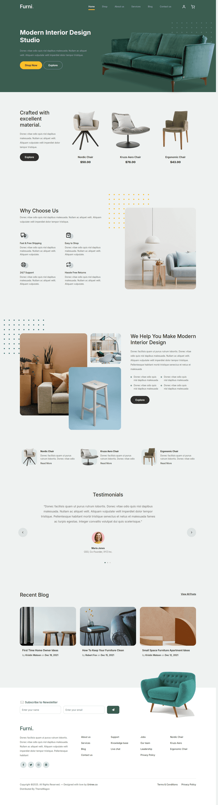 Website Furniture