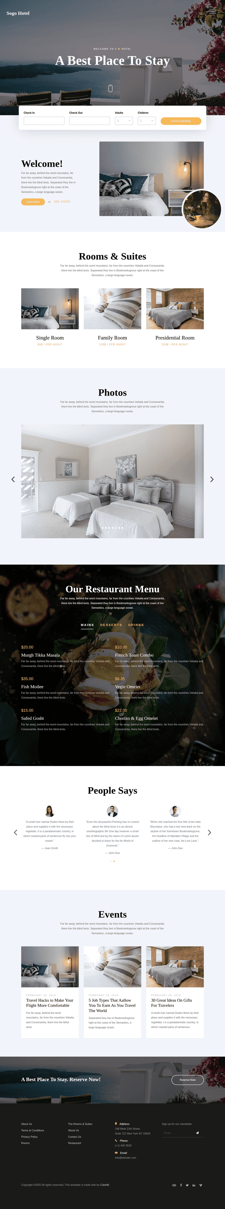 Website Hotel