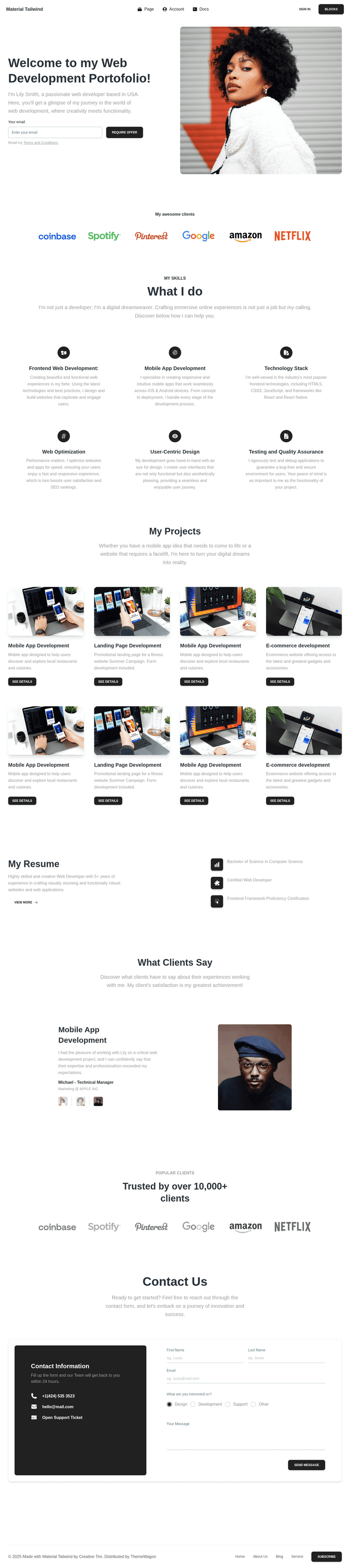 Website Personal Brand