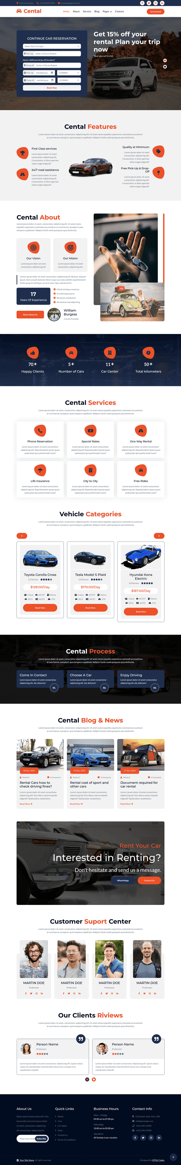 Website Rental Mobil