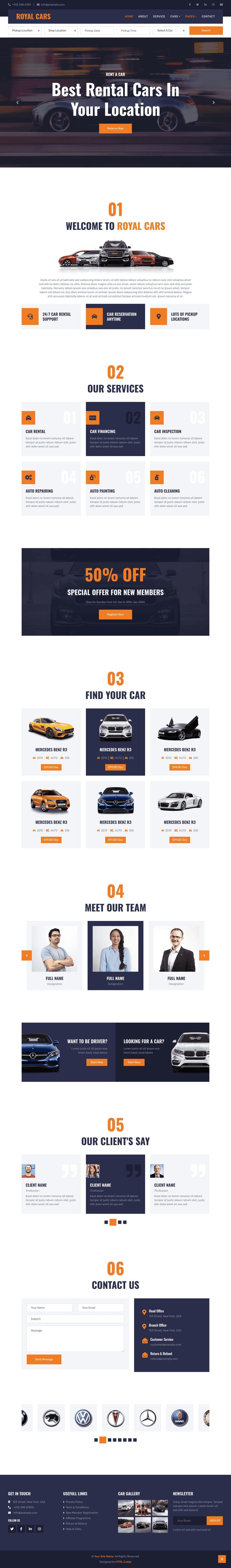 Website Rental Mobil